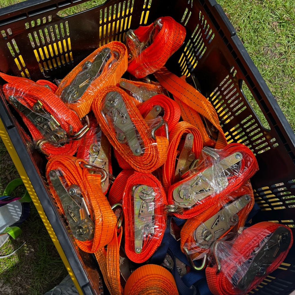 Ratchet Straps (Orange)